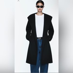 Zara Soft Hooded Coat